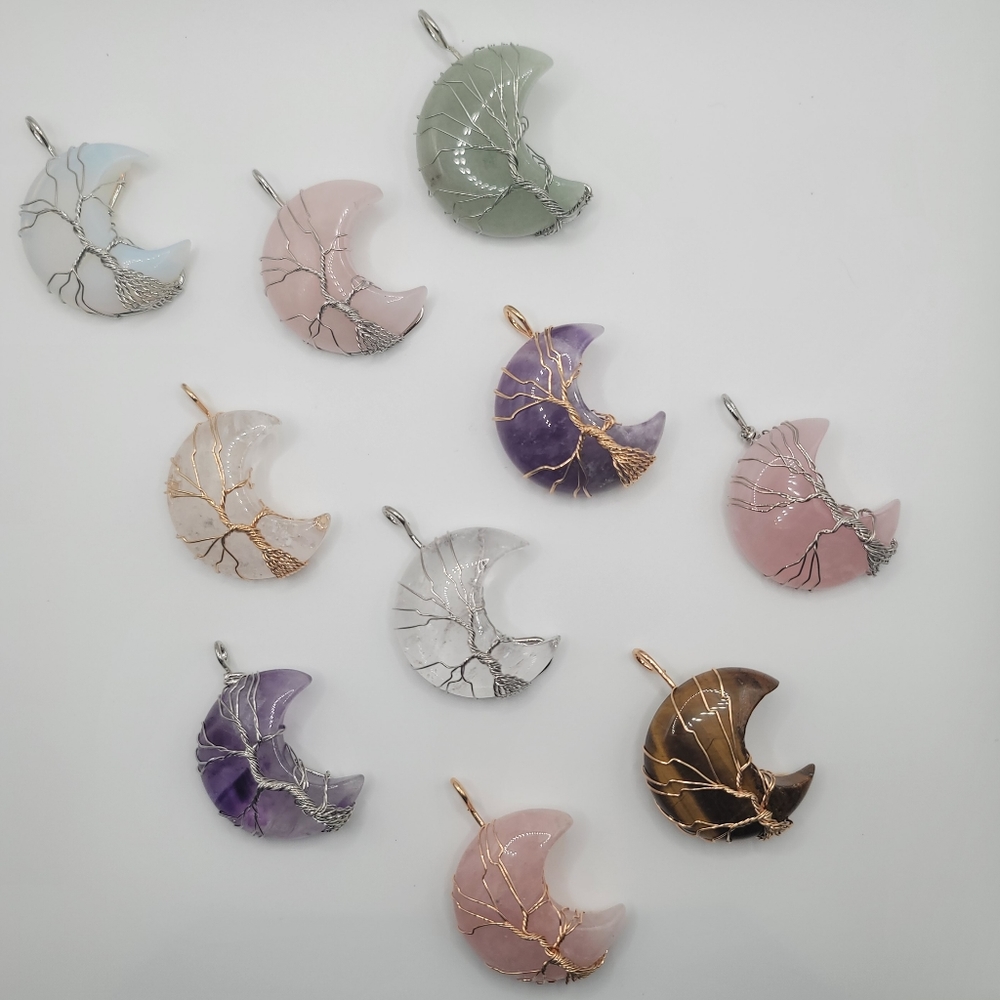 Crystal Moon Necklaces